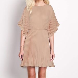 Ali & Jay Papillon Champagne Mini Dress